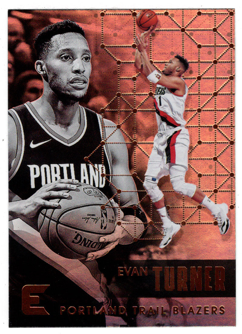 Evan Turner - Portland Trail Blazers (NBA Basketball Card) 2017-18 Panini Essentials # 47 Mint