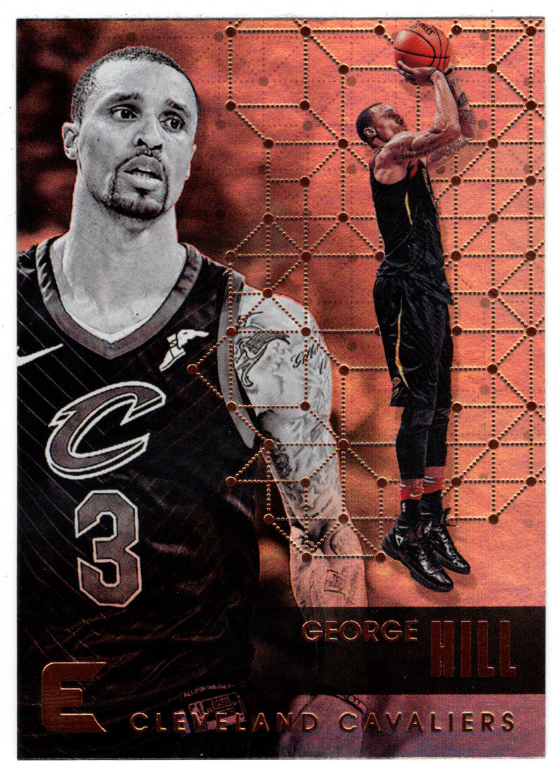 George Hill - Cleveland Cavaliers (NBA Basketball Card) 2017-18 Panini Essentials # 57 Mint