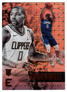 Sindarius Thornwell RC - Los Angeles Clippers (NBA Basketball Card) 2017-18 Panini Essentials # 71 Mint