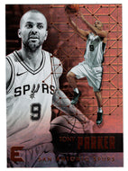 Tony Parker - San Antonio Spurs (NBA Basketball Card) 2017-18 Panini Essentials # 107 Mint