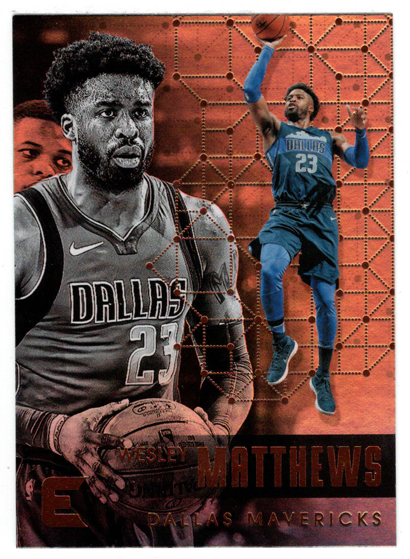 Wesley Matthews - Dallas Mavericks (NBA Basketball Card) 2017-18 Panini Essentials # 118 Mint
