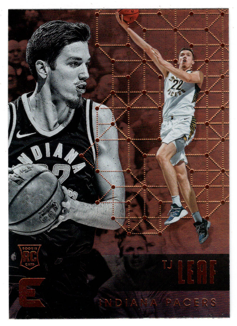 TJ Leaf RC - Indiana Pacers (NBA Basketball Card) 2017-18 Panini Essentials # 191 Mint