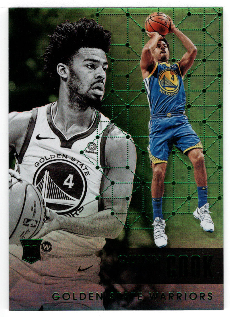Quinn Cook - Golden State Warriors - Green Edition (NBA Basketball Card) 2017-18 Panini Essentials # 3 Mint