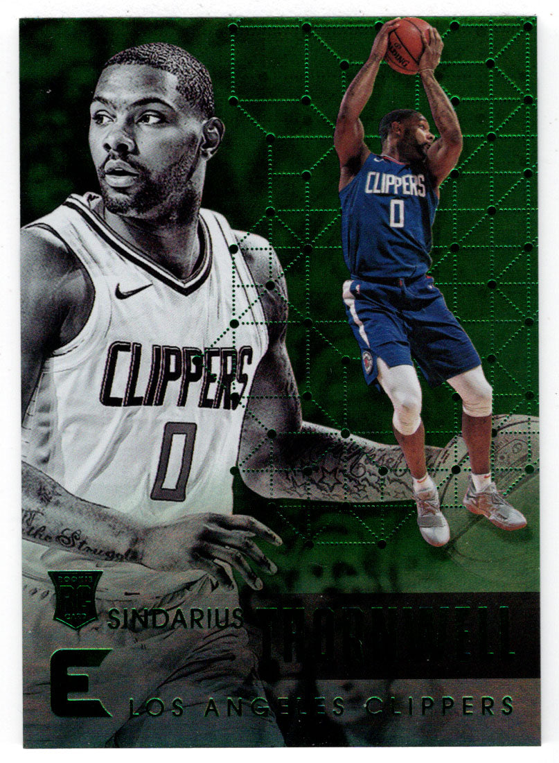 Sindarius Thornwell - Los Angeles Clippers - Green Edition (NBA Basketball Card) 2017-18 Panini Essentials # 71 Mint