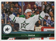 Radek Faksa - Dallas Stars (NHL Hockey Card) 2017-18 Upper Deck # 59 Mint