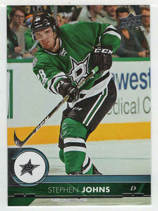 Stephen Johns - Dallas Stars (NHL Hockey Card) 2017-18 Upper Deck # 63 Mint