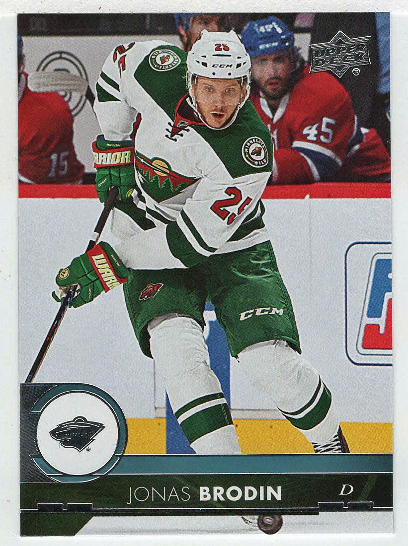 Jonas Brodin - Minnesota Wild (NHL Hockey Card) 2017-18 Upper Deck # 97 Mint