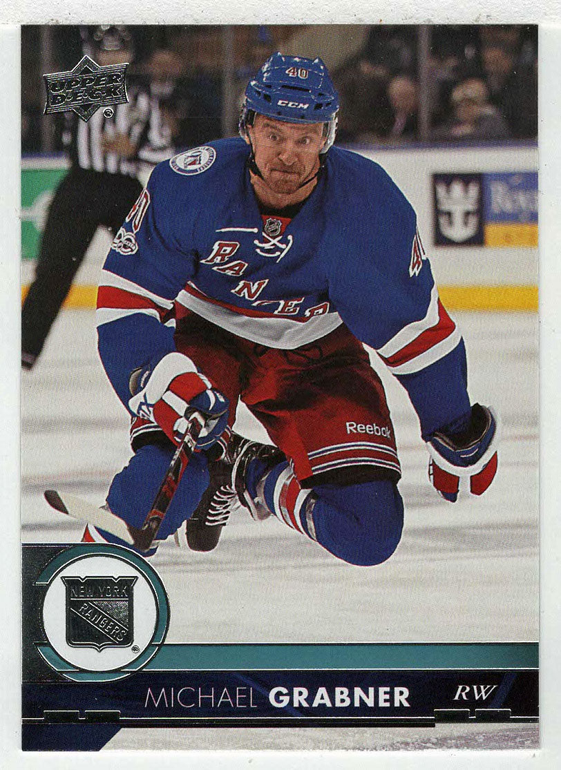 Michael Grabner - New York Rangers (NHL Hockey Card) 2017-18 Upper Deck # 129 Mint