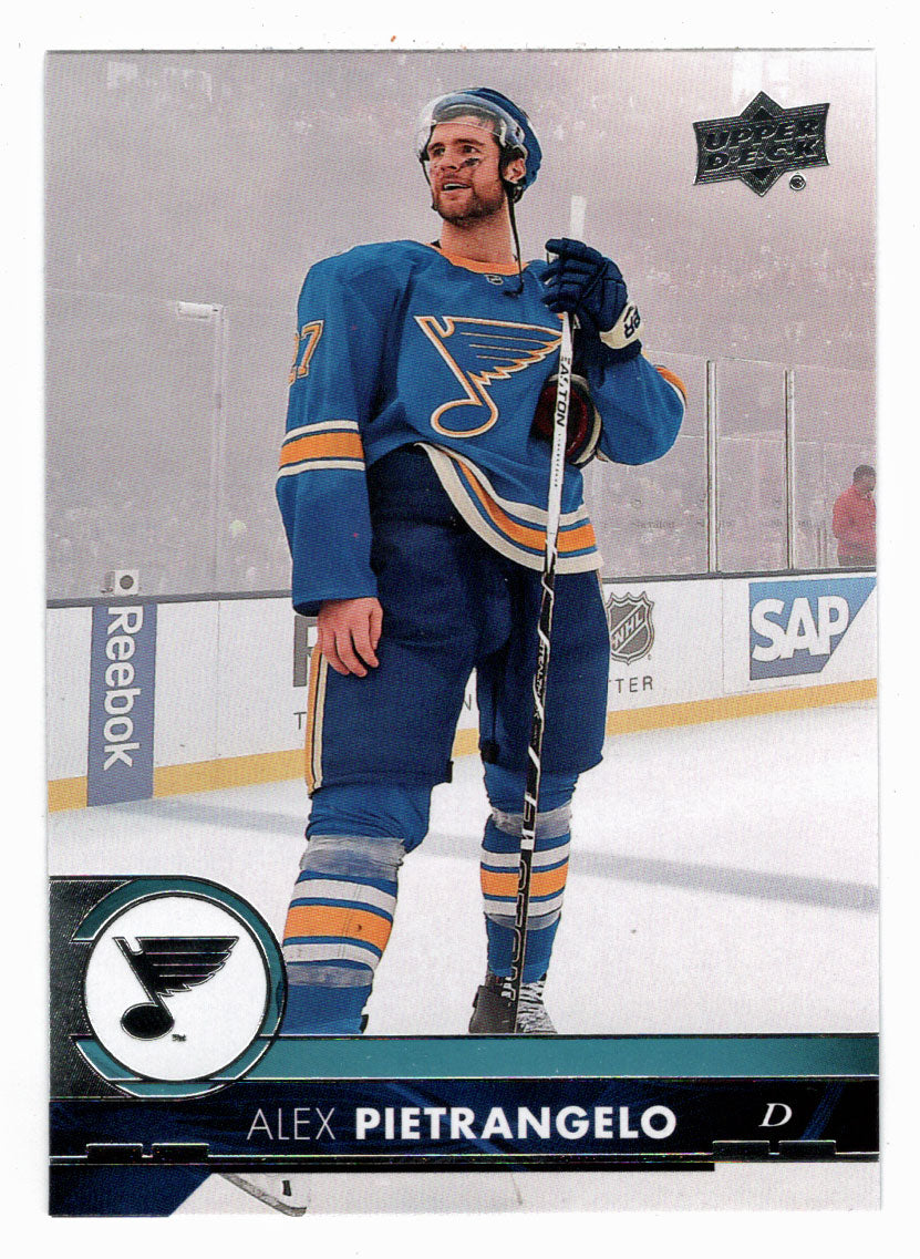 Alex Pietrangelo - St. Louis Blues (NHL Hockey Card) 2017-18 Upper Deck # 158 Mint