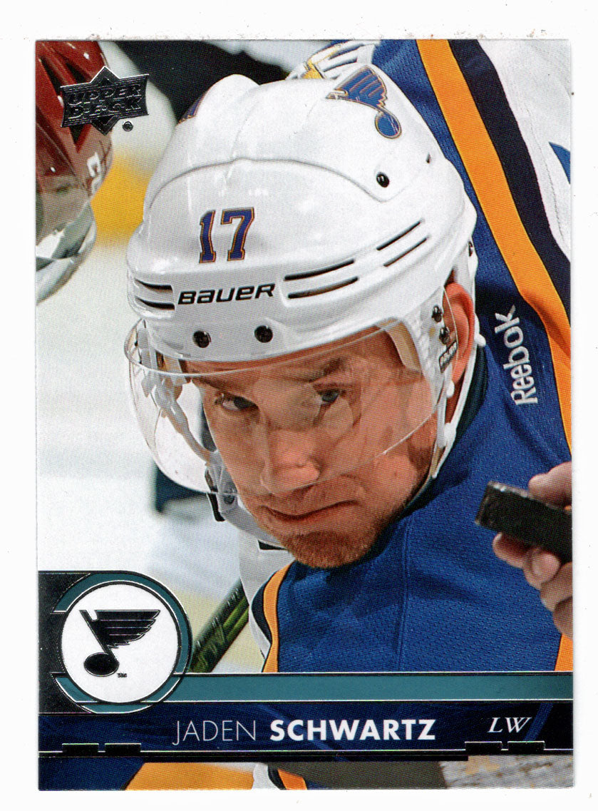 Jaden Schwartz - St. Louis Blues (NHL Hockey Card) 2017-18 Upper Deck # 159 Mint