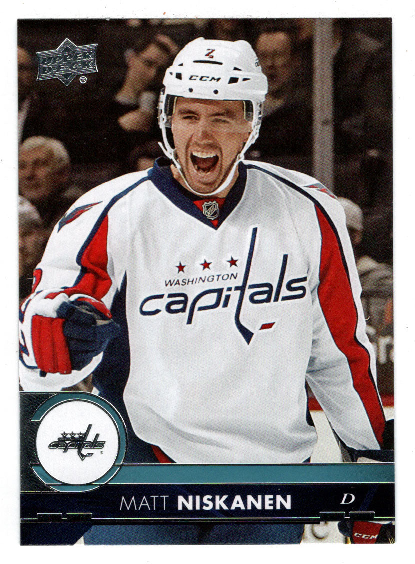 Matt Niskanen - Washington Capitals (NHL Hockey Card) 2017-18 Upper Deck # 191 Mint