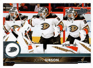 John Gibson - Anaheim Ducks (NHL Hockey Card) 2017-18 Upper Deck # 252 Mint