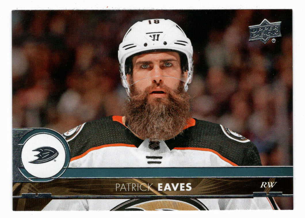 Patrick Eaves - Anaheim Ducks (NHL Hockey Card) 2017-18 Upper Deck # 255 Mint