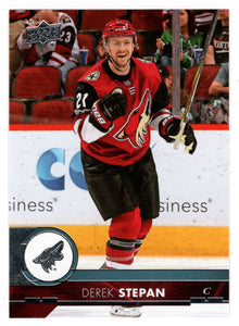 Derek Stepan - Arizona Coyotes (NHL Hockey Card) 2017-18 Upper Deck # 258 Mint