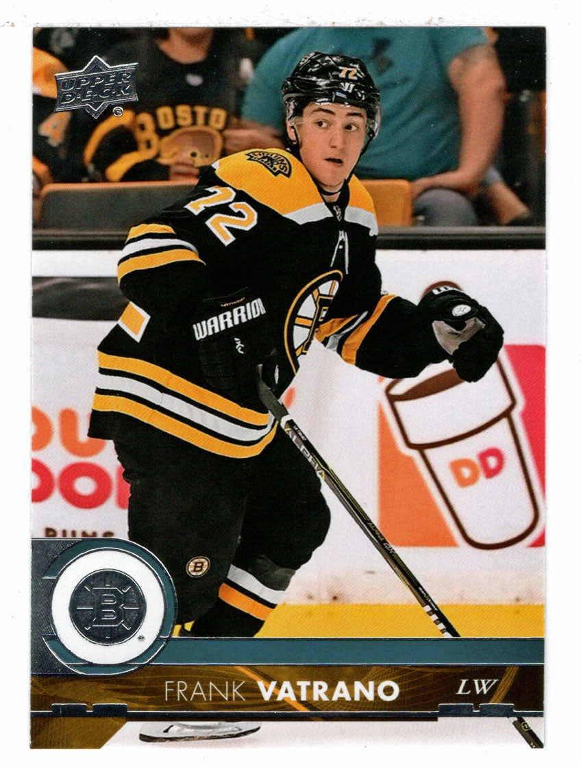 Frank Vatrano - Boston Bruins (NHL Hockey Card) 2017-18 Upper Deck # 269 Mint