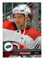 Justin Williams - Carolina Hurricanes (NHL Hockey Card) 2017-18 Upper Deck # 282 Mint