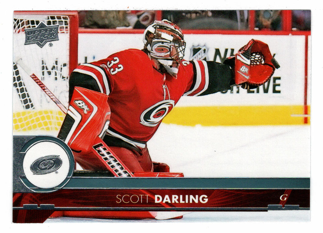 Scott Darling - Carolina Hurricanes (NHL Hockey Card) 2017-18 Upper Deck # 283 Mint