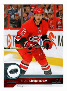 Elias Lindholm - Carolina Hurricanes (NHL Hockey Card) 2017-18 Upper Deck # 286 Mint