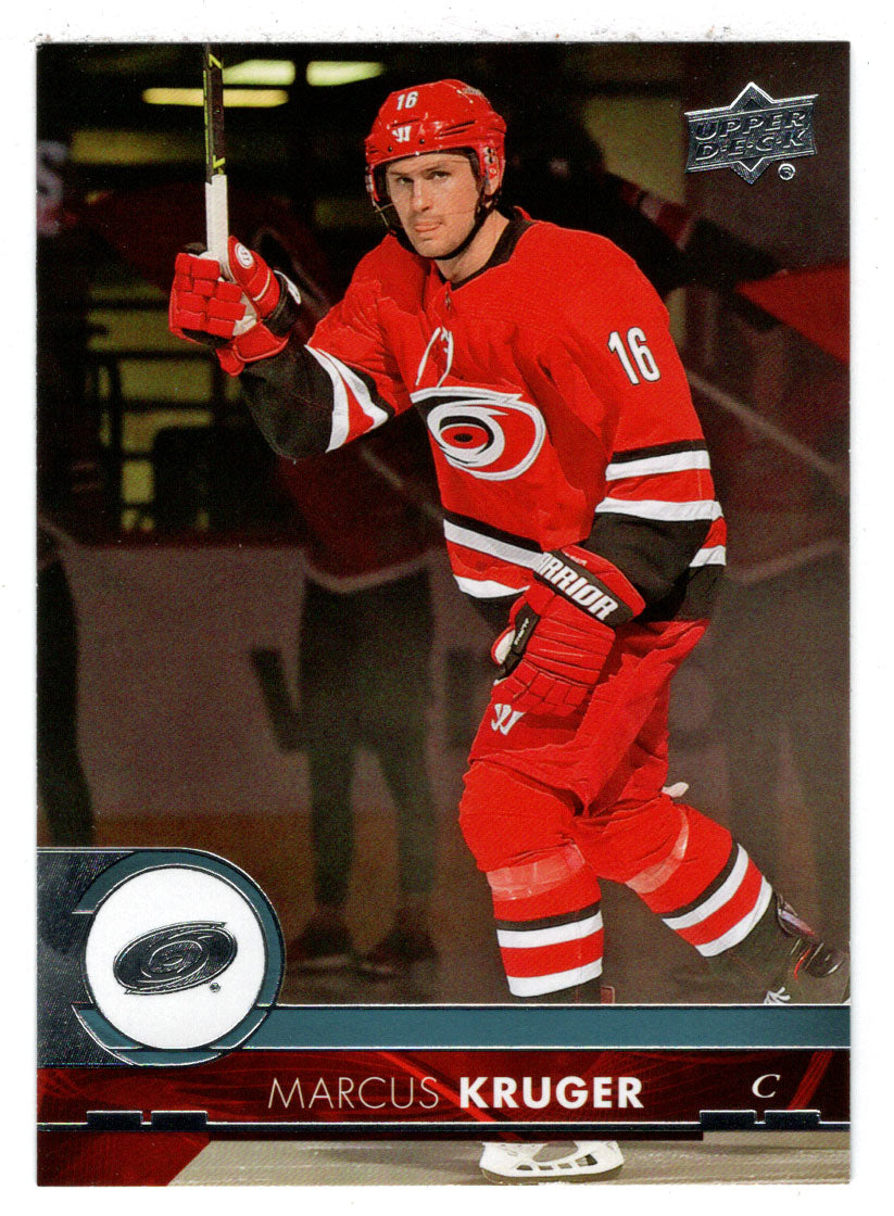 Marcus Kruger - Carolina Hurricanes (NHL Hockey Card) 2017-18 Upper Deck # 288 Mint