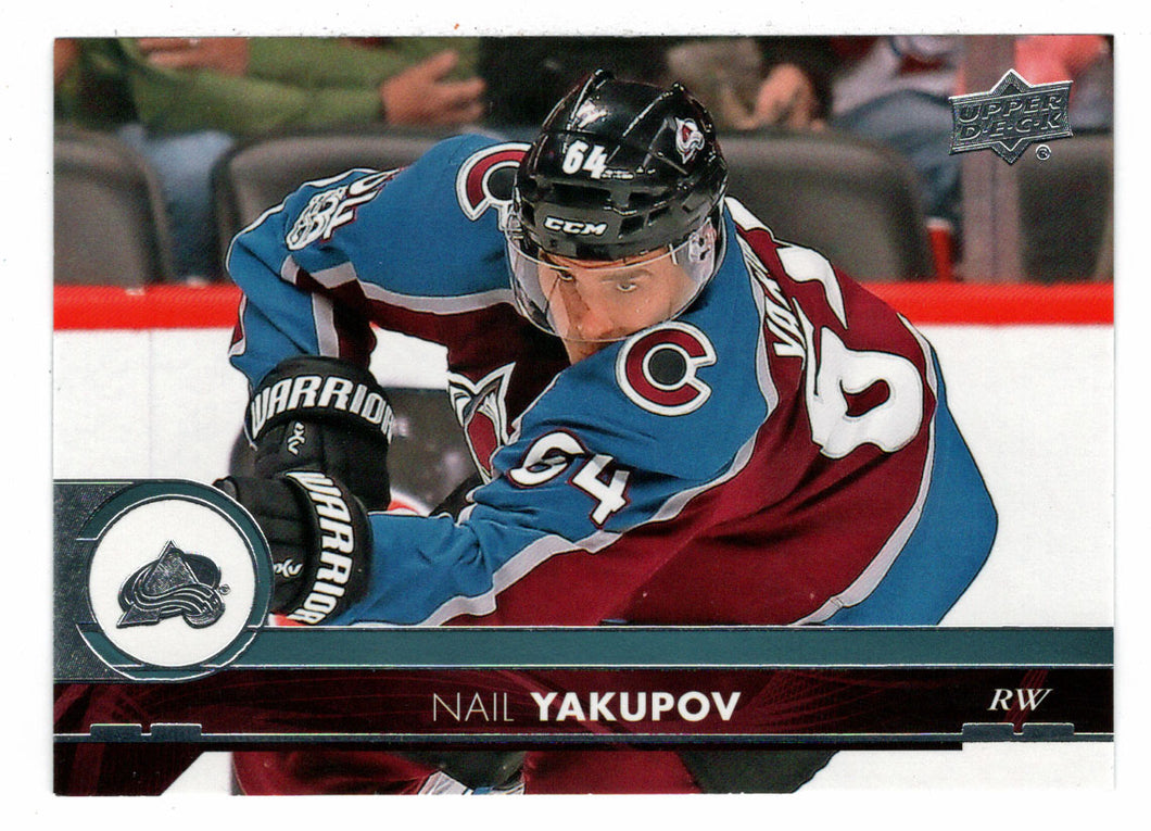 Nail Yakupov - Colorado Avalanche (NHL Hockey Card) 2017-18 Upper Deck # 295 Mint