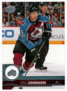 Erik Johnson - Colorado Avalanche (NHL Hockey Card) 2017-18 Upper Deck # 297 Mint