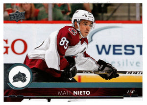 Matt Nieto - Colorado Avalanche (NHL Hockey Card) 2017-18 Upper Deck # 298 Mint