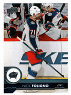 Nick Foligno - Columbus Blue Jackets (NHL Hockey Card) 2017-18 Upper Deck # 305 Mint