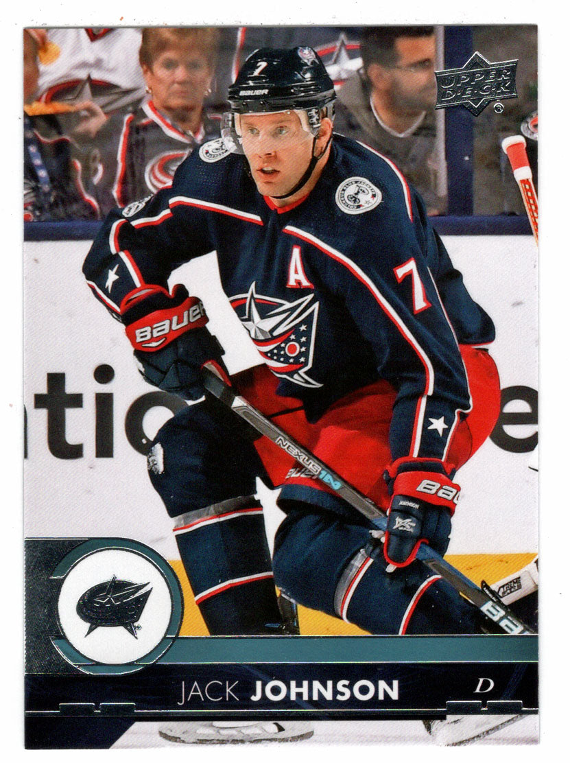 Jack Johnson - Columbus Blue Jackets (NHL Hockey Card) 2017-18 Upper Deck # 306 Mint