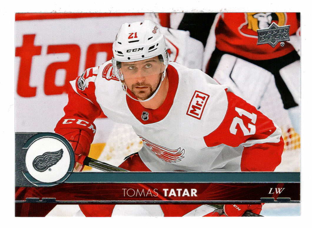 Tomas Tatar - Detroit Red Wings (NHL Hockey Card) 2017-18 Upper Deck # 315 Mint