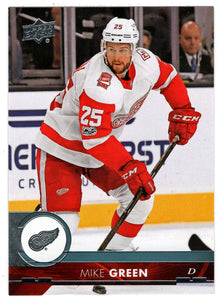 Mike Green - Detroit Red Wings (NHL Hockey Card) 2017-18 Upper Deck # 318 Mint