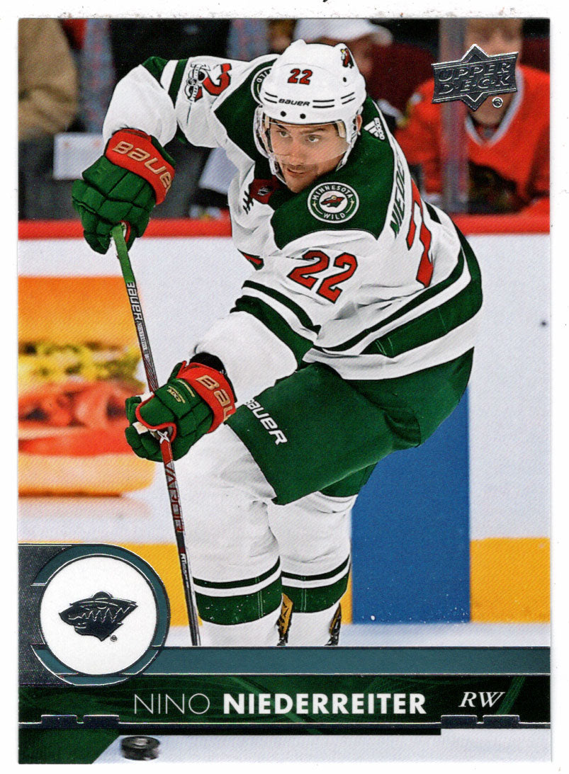 Nino Niederreiter - Minnesota Wild (NHL Hockey Card) 2017-18 Upper Deck # 341 Mint