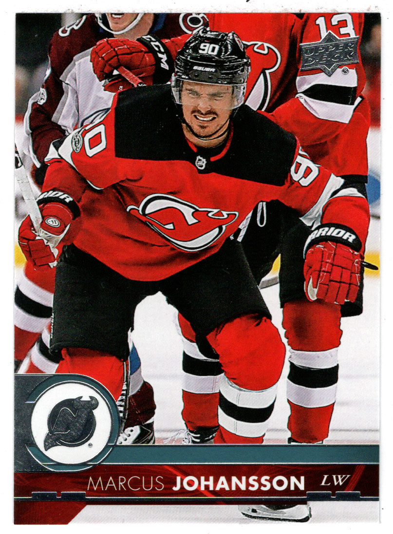 Marcus Johansson - New Jersey Devils (NHL Hockey Card) 2017-18 Upper Deck # 361 Mint
