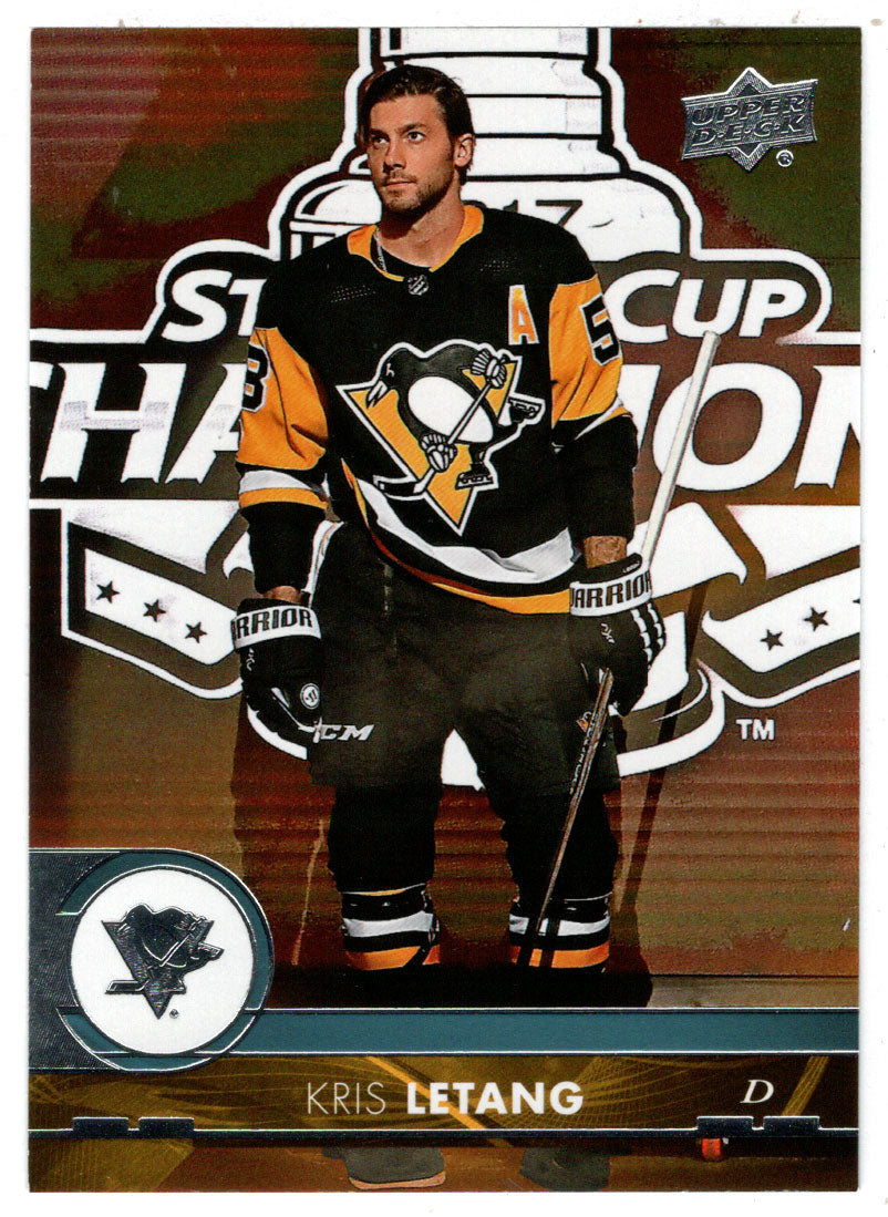Kris Letang - Pittsburgh Penguins (NHL Hockey Card) 2017-18 Upper Deck # 393 Mint