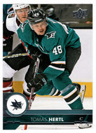 Tomas Hertl - San Jose Sharks (NHL Hockey Card) 2017-18 Upper Deck # 401 Mint
