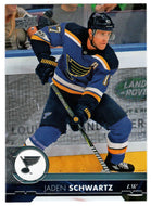 Jaden Schwartz - St. Louis Blues (NHL Hockey Card) 2017-18 Upper Deck # 404 Mint