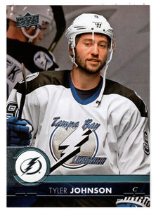 Tyler Johnson - Tampa Bay Lightning (NHL Hockey Card) 2017-18 Upper Deck # 414 Mint