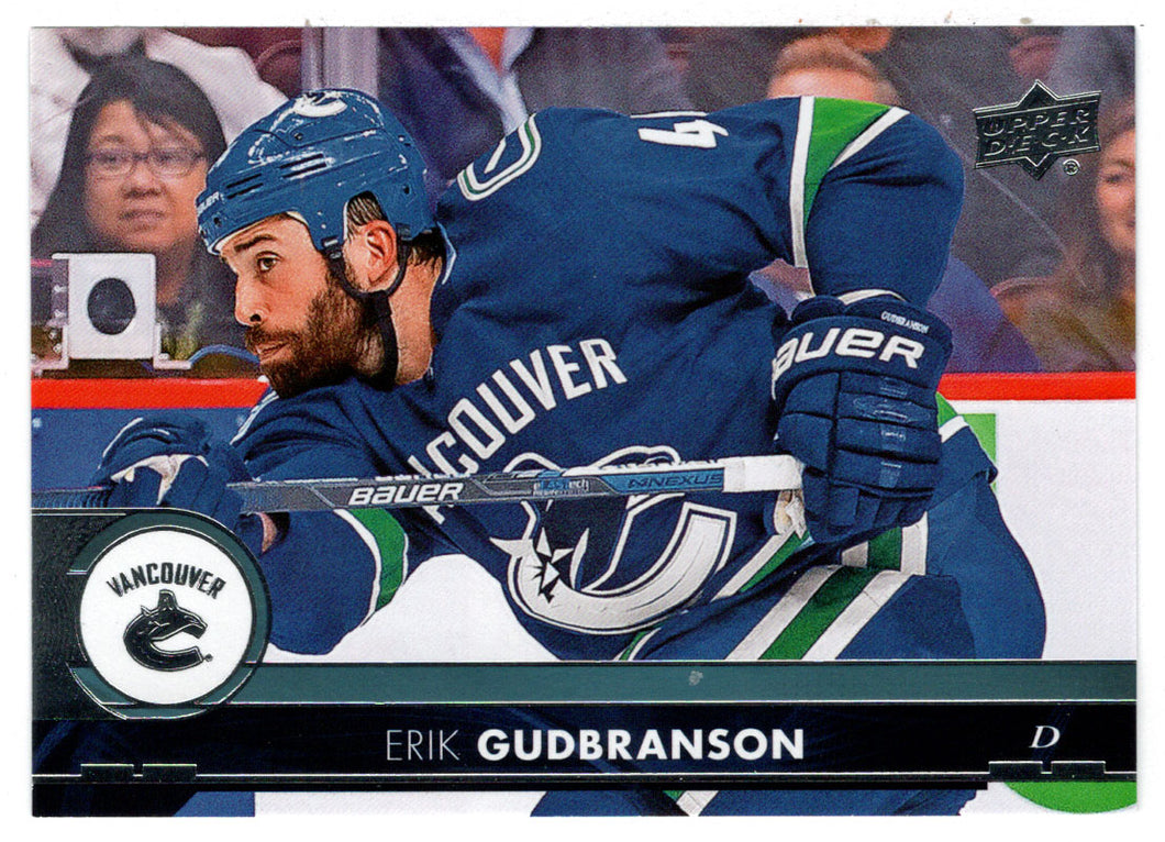 Erik Gudbranson - Vancouver Canucks (NHL Hockey Card) 2017-18 Upper Deck # 426 Mint