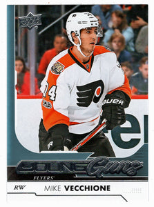 Mike Vecchione RC - Philadelphia Flyers - Young Guns (NHL Hockey Card) 2017-18 Upper Deck # 481 Mint