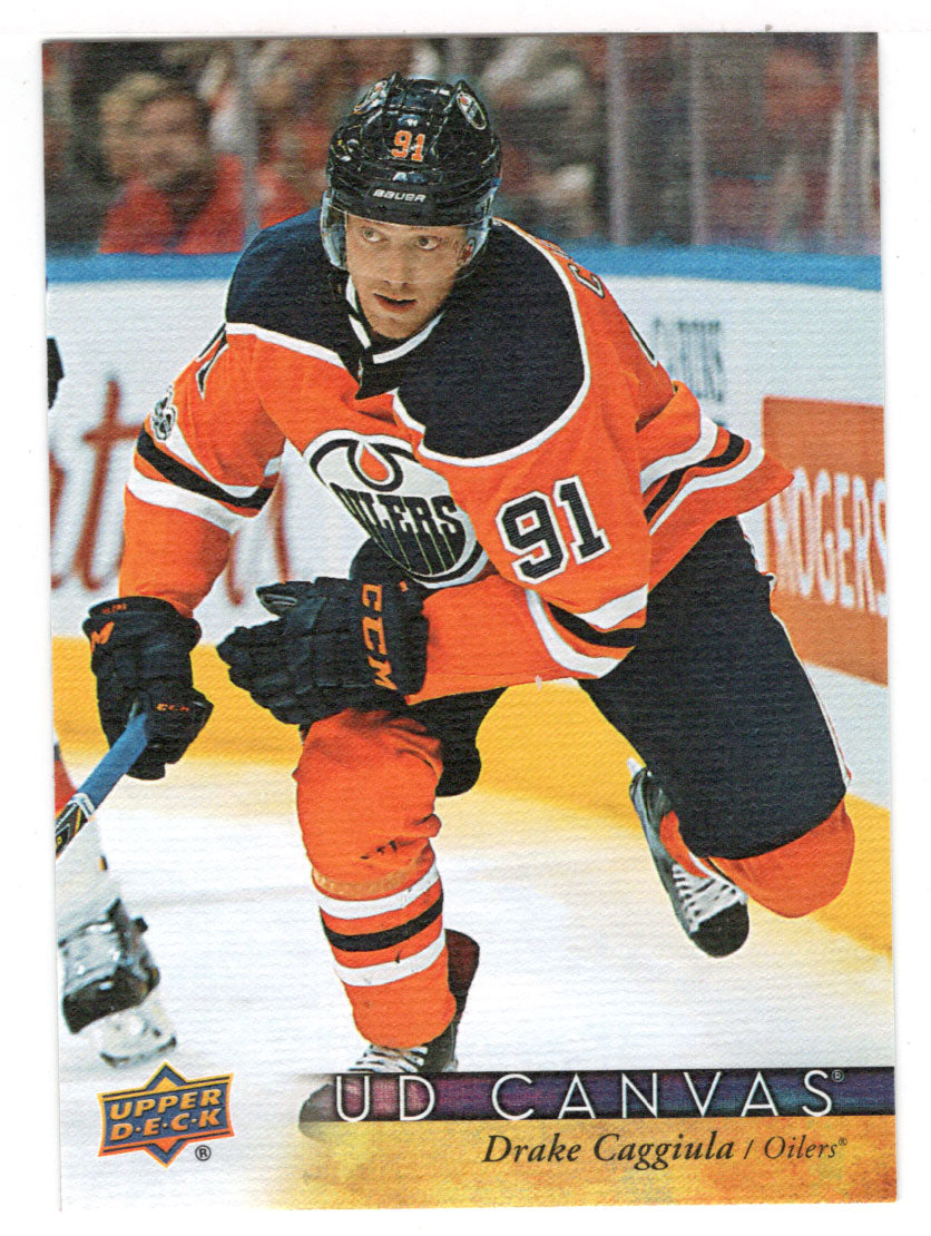 Drake Caggiula - Edmonton Oilers (NHL Hockey Card) 2017-18 Upper Deck Canvas # C 152 Mint