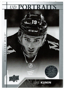 Luke Kunin -  Minnesota Wild (NHL Hockey Card) 2017-18 Upper Deck Portraits # P-86 Mint
