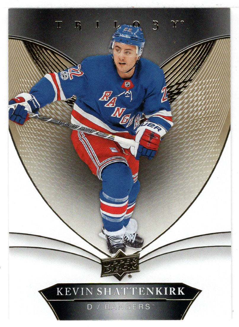 Kevin Shattenkirk - New York Rangers (NHL Hockey Card) 2018-19 Upper Deck Trilogy # 38 Mint