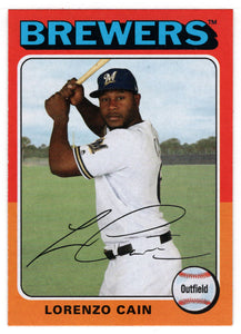 Lorenzo Cain - Milwaukee Brewers (MLB Baseball Card) 2019 Topps Archives # 115 Mint