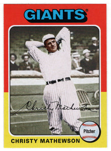 Christy Mathewson - New York Giants (MLB Baseball Card) 2019 Topps Archives # 165 Mint