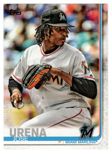 Jose Urena - Miami Marlins (MLB Baseball Card) 2019 Topps # 20 Mint