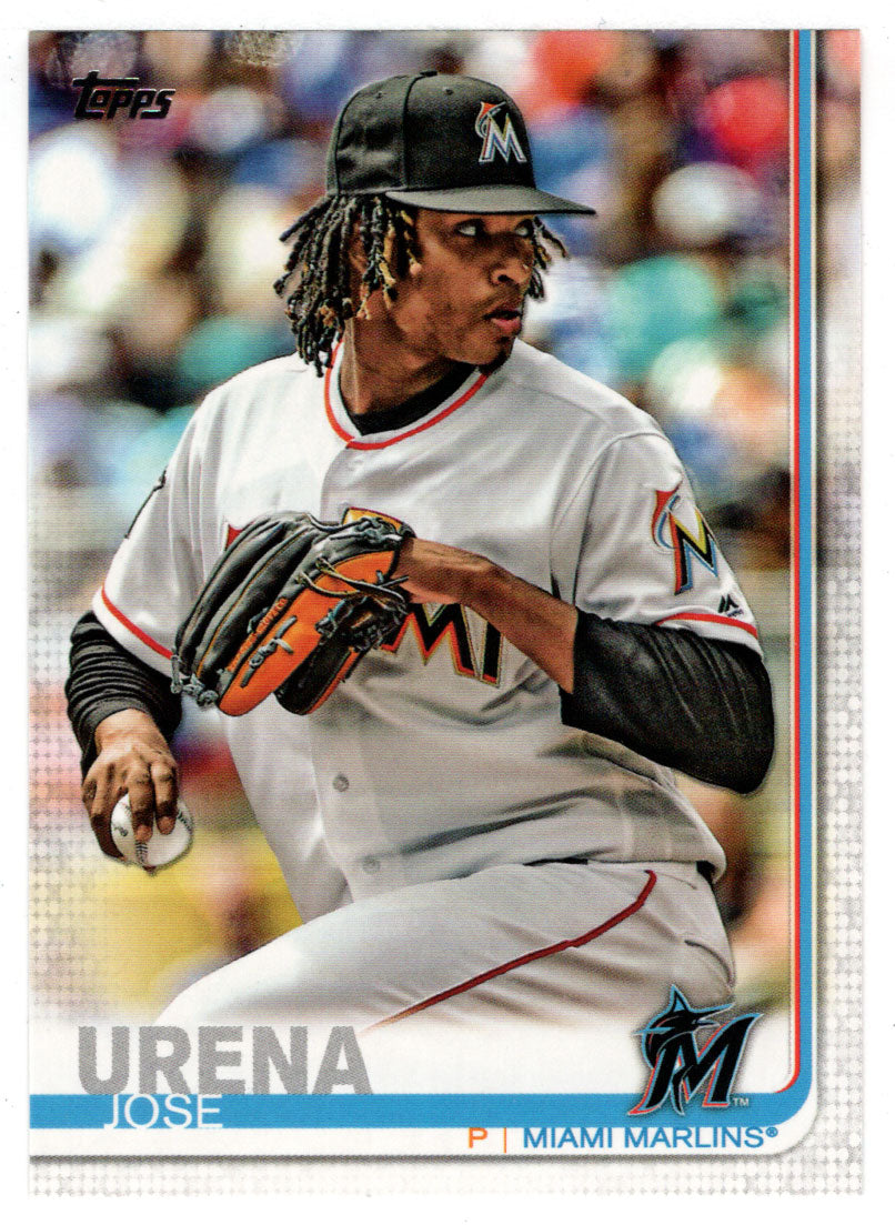 Jose Urena - Miami Marlins (MLB Baseball Card) 2019 Topps # 20 Mint