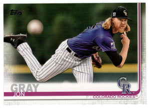 Jon Gray - Colorado Rockies (MLB Baseball Card) 2019 Topps # 73 Mint