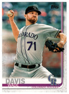 Wade Davis - Colorado Rockies (MLB Baseball Card) 2019 Topps # 81 Mint