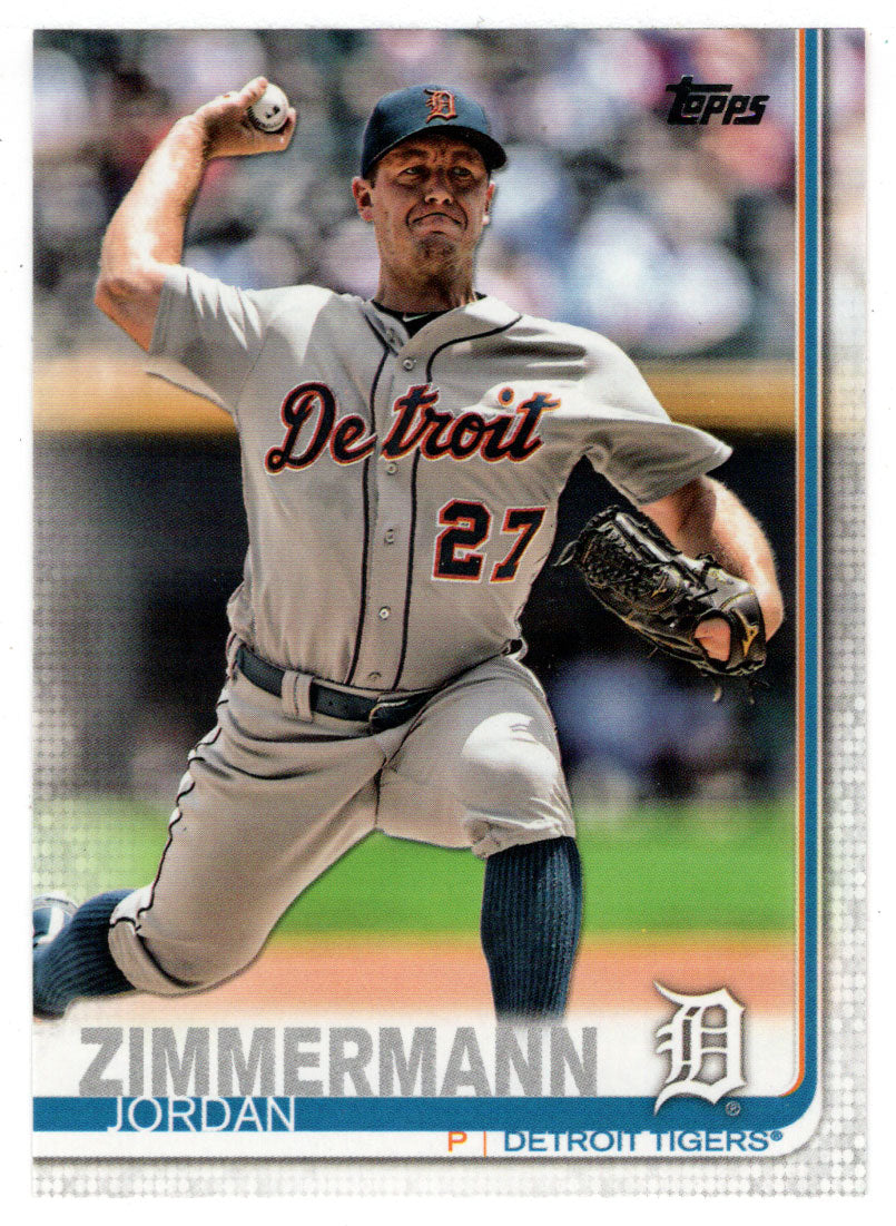 Jordan Zimmermann - Detroit Tigers (MLB Baseball Card) 2019 Topps # 249 Mint