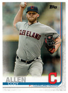 Cody Allen - Cleveland Indians (MLB Baseball Card) 2019 Topps # 256 Mint