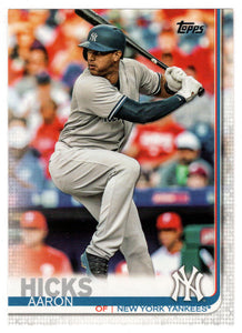 Aaron Hicks - New York Yankees (MLB Baseball Card) 2019 Topps # 260 Mint